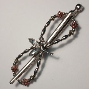 Tinkerbell 3" Hair Clip w/Gem Wings